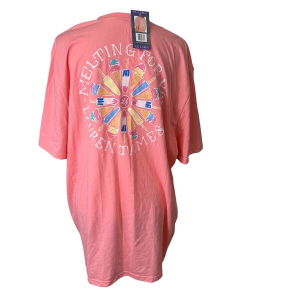 lauren james t shirt "melting with you" nwt womens plus size 2x - Picture 2 of 5